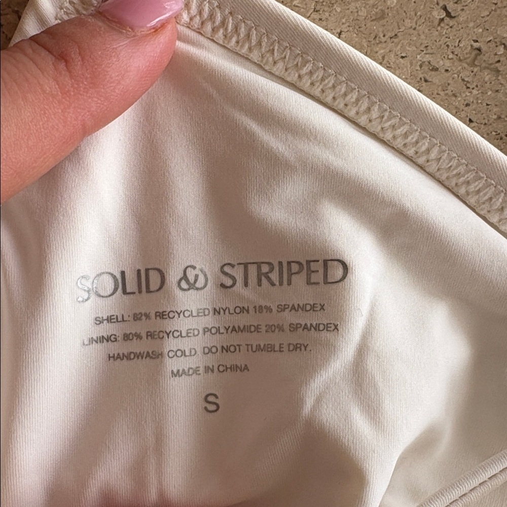 Solid & Stiped bikini top - Picture 3 of 3